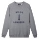 SWEAT VILLE LUMIERE 02 - GRIS CHINÉ