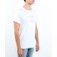 T-SHIRT "ROUGE ET BLEU" - BLANC