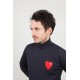 SWEAT SHIRT "COEUR" - BLANC