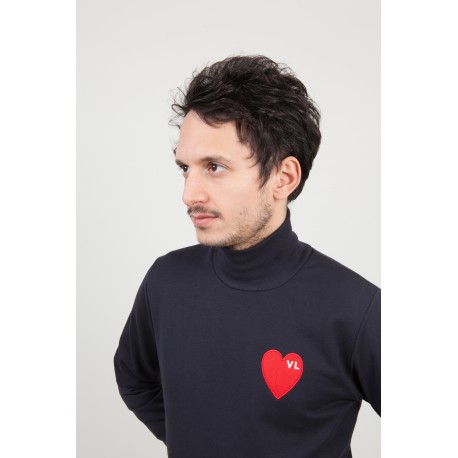 SWEAT SHIRT "COEUR" - BLANC