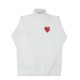 SWEAT SHIRT "COEUR" - BLANC