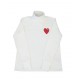 SWEAT SHIRT "COEUR" - BLANC